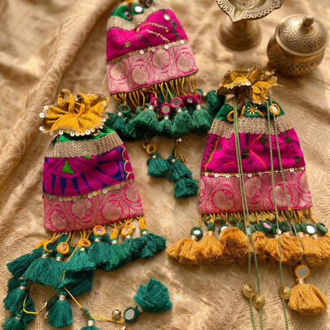 Gulabo Rangrez Handcrafted Potli